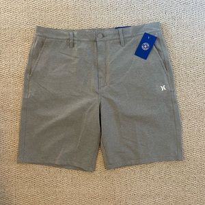 Mens Hurley stone gray hybrid shorts size 36